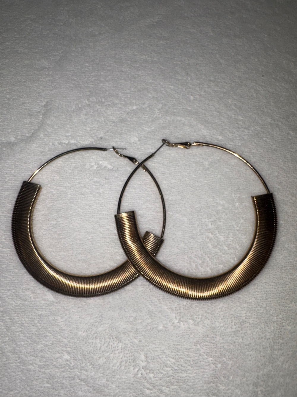 3/$30 Gold-Tone Wrapped Hoop Earrings - Women's Fashion Jewelry
